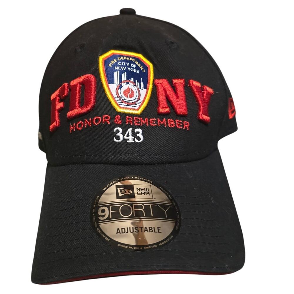 FDNY Honor and Remember 343 9/11 adjustable baseball hat NWT